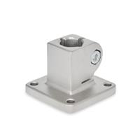 GN 162 Stainless Steel Base Plate Connector Clamp with 4 Mounting Hole